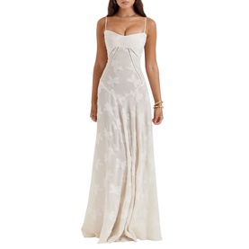Seren Floral Lace Flared Dress
