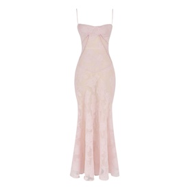 Seren Floral Lace Flared Dress
