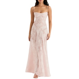 Seren Floral Lace Flared Dress
