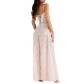 Seren Floral Lace Flared Dress