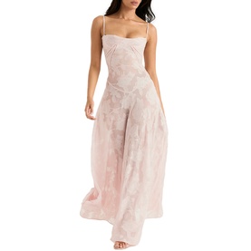 Seren Floral Lace Flared Dress
