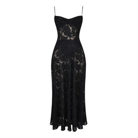 Seren Floral Lace Flared Dress