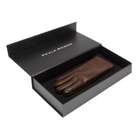 Emma Cashmere-Lined Leather Gloves