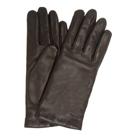 Emma Cashmere-Lined Leather Gloves