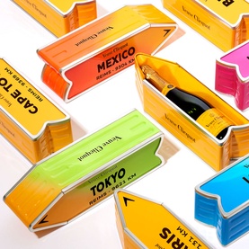 Capsule Collection Yellow Brut in Green Arrow Tin