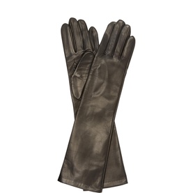 Montserrat Long Leather Gloves