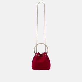 Bon Bon Velvet Bucket Bag