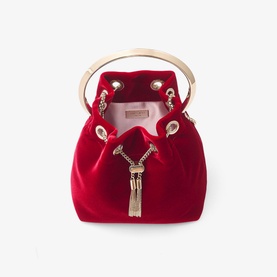 Bon Bon Velvet Bucket Bag