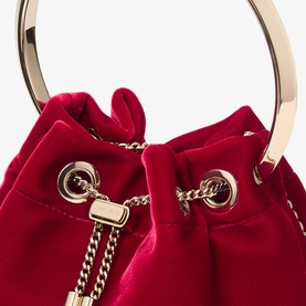 Bon Bon Velvet Bucket Bag