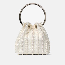 Bon Bon Satin Bucket Bag