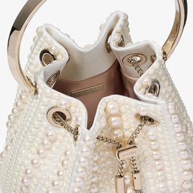 Bon Bon Satin Bucket Bag