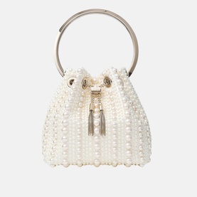 Bon Bon Satin Bucket Bag