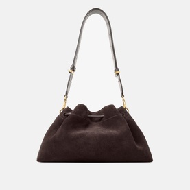 Cinch M Suede Shoulder Bag