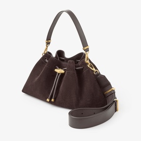 Cinch M Suede Shoulder Bag