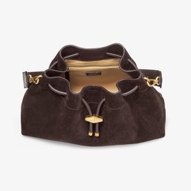 Cinch M Suede Shoulder Bag