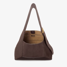 Diamond Medium Suede Hobo Bag