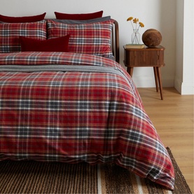 Tartan Flannel Duvet Set