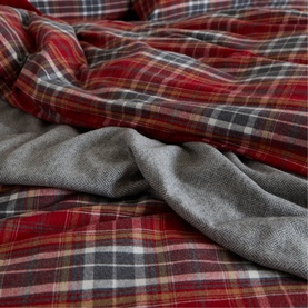 Tartan Flannel Duvet Set