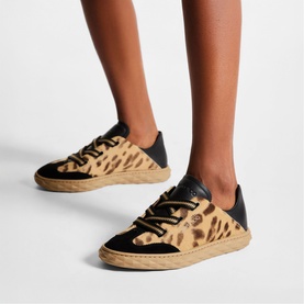 Diamond Light Flex Leopard Trainers