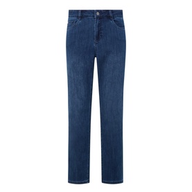 Mid-Rise Straight Jeans