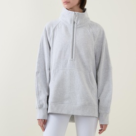 Scuba Oversized Half-Zip Hoodie