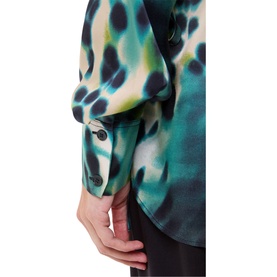 Misty Leopard Print Blouse