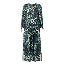 Misty Leopard Print Dress