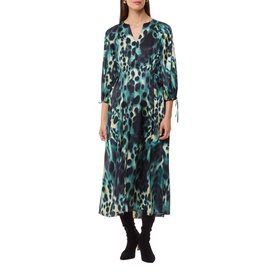 Misty Leopard Print Dress