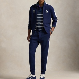 Wimbledon Logo Zip Sweatshirt