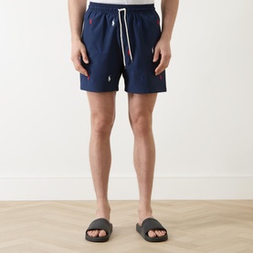 Traveller Polo Player Logo Drawstring Shorts