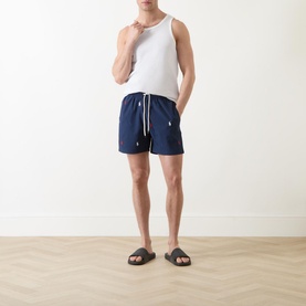 Traveller Polo Player Logo Drawstring Shorts