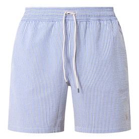 Striped Seersucker Shorts
