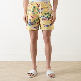 Holiday Bear Drawstring Shorts