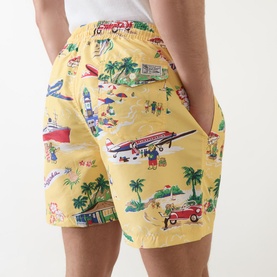 Holiday Bear Drawstring Shorts