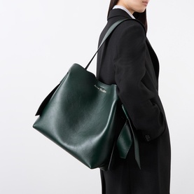 Musabi Leather Tote Bag