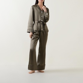 Emerald Silk Pyjama Set