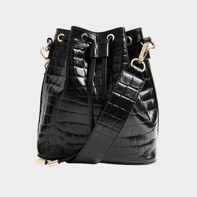 Giulia Croc Bucket Bag
