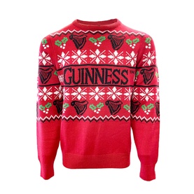 Guinness Festive Holly Knit Sweater
