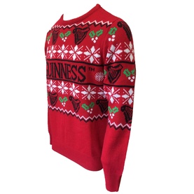 Guinness Festive Holly Knit Sweater