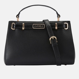 Violet Belted Midi Bag