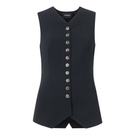 Cora Crepe Waistcoat