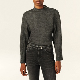 Myra Zip Knitted Top