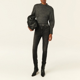 Myra Zip Knitted Top