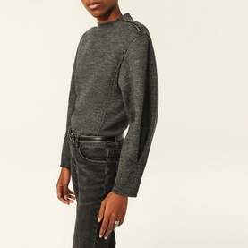 Myra Zip Knitted Top