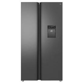 92cm 631L Side-by-Side Fridge Freezer Quartz Grey