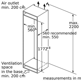 N50 Flat Hinge Freezer