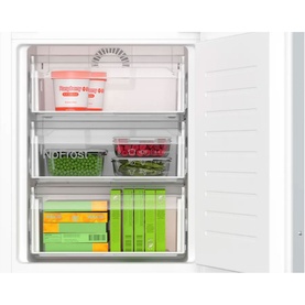 Series 6 Built-in Fridge-Freezer with Freezer at Bottom Soft Close Flat Hinge