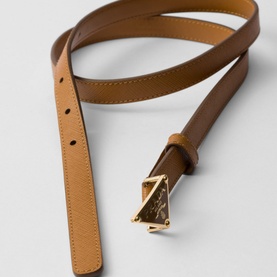 Logo Leather Belt