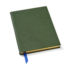 A5 Pebbled Leather Bound Notebook