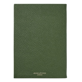 A5 Pebbled Leather Bound Notebook